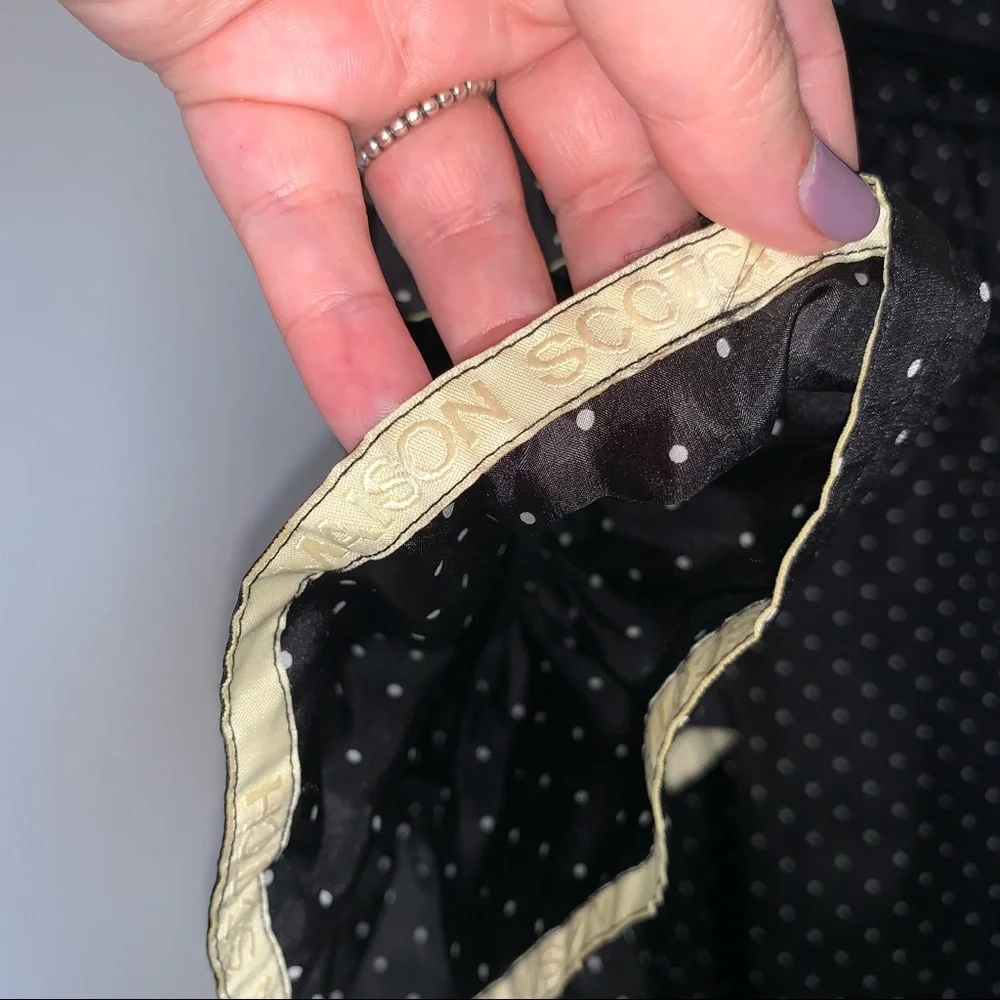 Scotch & Soda Maison Scotch Polka Dot Print Layered Ruffle Sleeves Blouse Top - Picture 3 of 9